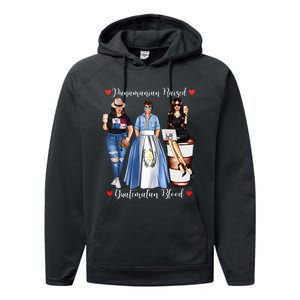 Half Guatemalan Half Panamanian Raised In Guatemala Panama Performance Fleece Hoodie