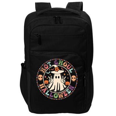 Hot Ghoul Halloween Retro Spooky Vibes Ghoul Halloween Gift Impact Tech Backpack