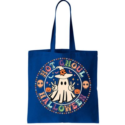 Hot Ghoul Halloween Retro Spooky Vibes Ghoul Halloween Gift Tote Bag