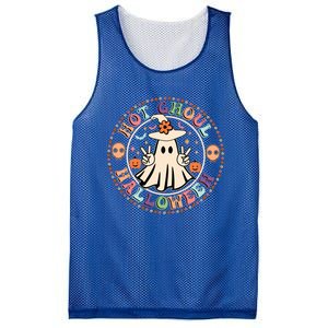 Hot Ghoul Halloween Retro Spooky Vibes Ghoul Halloween Gift Mesh Reversible Basketball Jersey Tank