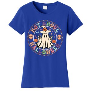 Hot Ghoul Halloween Retro Spooky Vibes Ghoul Halloween Gift Women's T-Shirt