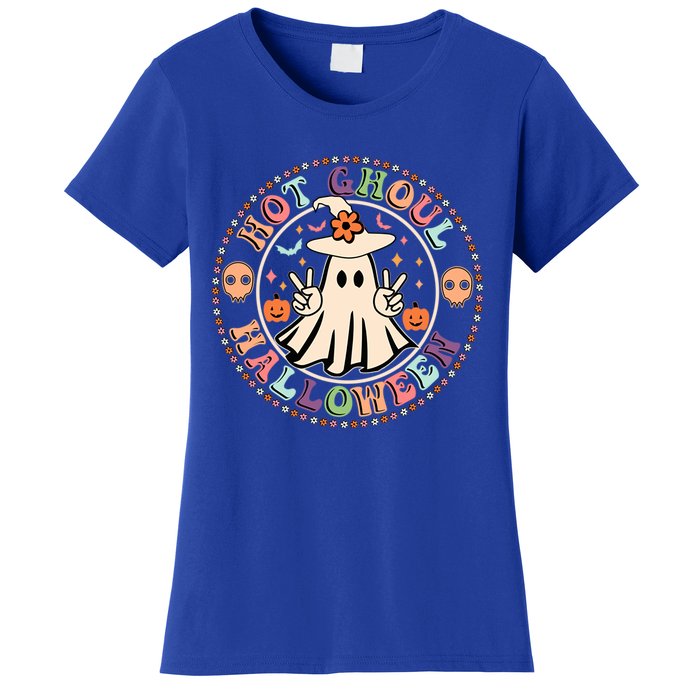 Hot Ghoul Halloween Retro Spooky Vibes Ghoul Halloween Gift Women's T-Shirt