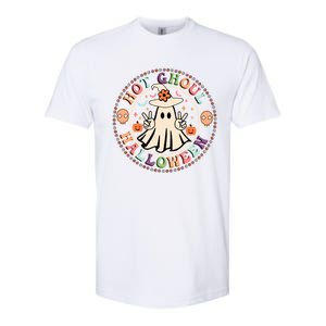 Hot Ghoul Halloween Retro Spooky Vibes Ghoul Halloween Gift Softstyle CVC T-Shirt