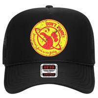 Hitchhikers Guide High Crown Mesh Back Trucker Hat