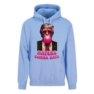 Haters Gonna Hate Funny Trump Bubble Gum Donald Trump 2024 Gift Unisex Surf Hoodie