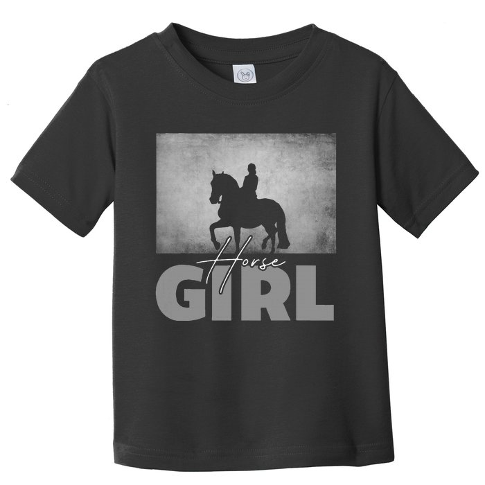 Horse Girl Horseback Riding Horse Toddler T-Shirt