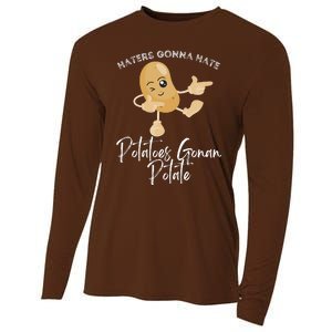 Haters Gonna Hate Potatoes Gonan Potate Cooling Performance Long Sleeve Crew