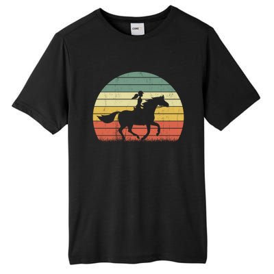 Horse Gift Horseback Riding Equestrian Gift Tall Fusion ChromaSoft Performance T-Shirt