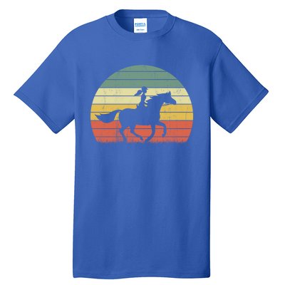 Horse Gift Horseback Riding Equestrian Gift Tall T-Shirt