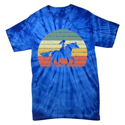 Horse Gift Horseback Riding Equestrian Gift Tie-Dye T-Shirt