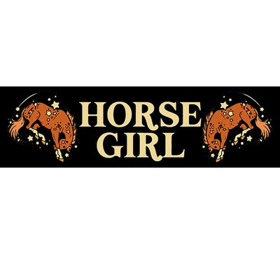 Horse Girl Bumper Sticker