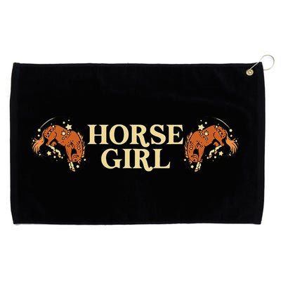 Horse Girl Grommeted Golf Towel