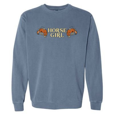 Horse Girl Garment-Dyed Sweatshirt