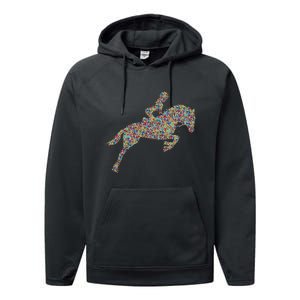 Horse Girl Horseback Riding Performance Fleece Hoodie