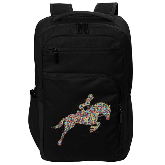 Horse Girl Horseback Riding Impact Tech Backpack