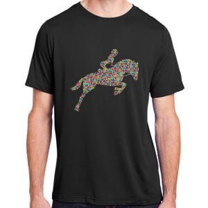 Horse Girl Horseback Riding Adult ChromaSoft Performance T-Shirt