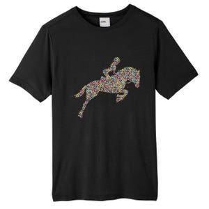 Horse Girl Horseback Riding Tall Fusion ChromaSoft Performance T-Shirt