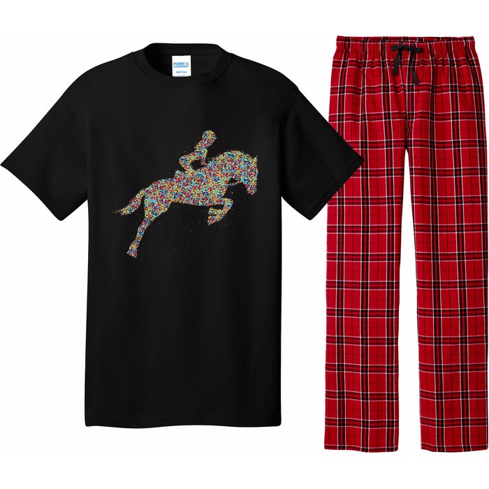 Horse Girl Horseback Riding Pajama Set