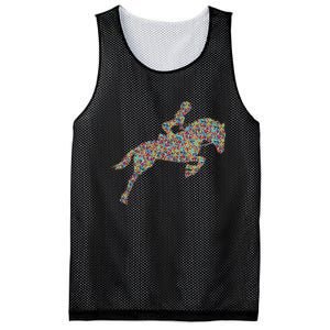 Horse Girl Horseback Riding Mesh Reversible Basketball Jersey Tank