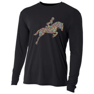 Horse Girl Horseback Riding Cooling Performance Long Sleeve Crew