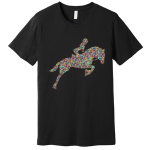 Horse Girl Horseback Riding Premium T-Shirt