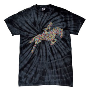 Horse Girl Horseback Riding Tie-Dye T-Shirt