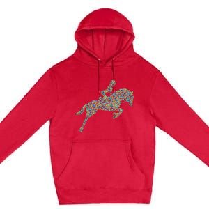 Horse Girl Horseback Riding Premium Pullover Hoodie