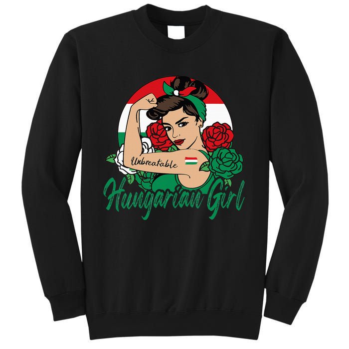 Hungarian Girl Hungary Woman Magyar Flag Sweatshirt