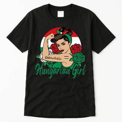 Hungarian Girl Hungary Woman Magyar Flag Tall T-Shirt