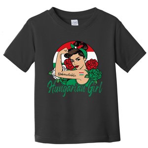 Hungarian Girl Hungary Woman Magyar Flag Toddler T-Shirt