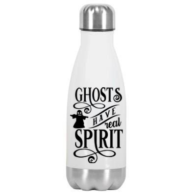 Halloween Ghosts Have Real Spirit October 31 Cool Gift Stainless Steel Insulated Water Bottle