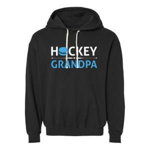 Hockey Grandpa Garment-Dyed Fleece Hoodie