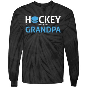 Hockey Grandpa Tie-Dye Long Sleeve Shirt