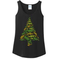 Hilarious Gator Holiday Festive Reptile Xmas Ladies Essential Tank