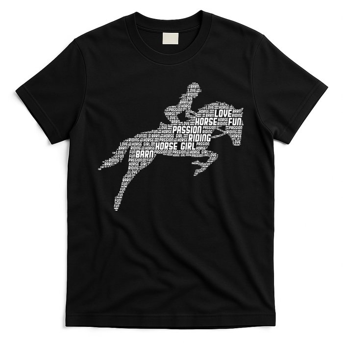 Horse Girl Horseback Riding Women T-Shirt