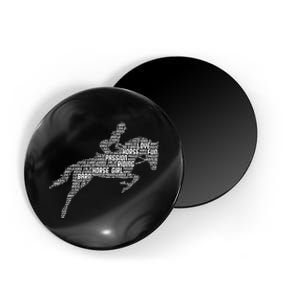 Horse Girl Horseback Riding Women Magnet