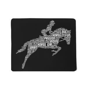 Horse Girl Horseback Riding Women Mousepad