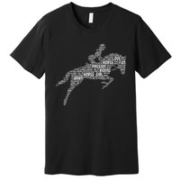 Horse Girl Horseback Riding Women Premium T-Shirt