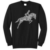 Horse Girl Horseback Riding Women Tall Sweatshirt