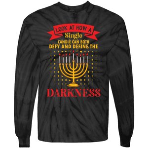 Hanukkah Gift Tie-Dye Long Sleeve Shirt