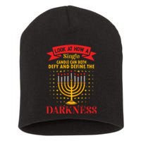 Hanukkah Gift Short Acrylic Beanie