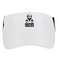 Haters Gonna Hate Donald Trump Middle Finger Funny Usa Adult Drive Performance Visor