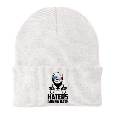 Haters Gonna Hate Donald Trump Middle Finger Funny Usa Beanie