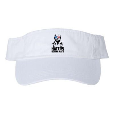 Haters Gonna Hate Donald Trump Middle Finger Funny Usa Visor