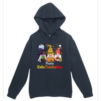 Halloween Gnomes Happy HalloThanksMas Thanksgiving Christmas Cute Urban Pullover Hoodie