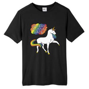 Haters Gonna Hate Unicorn Meme Tall Fusion ChromaSoft Performance T-Shirt