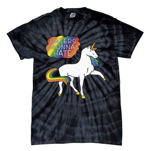 Haters Gonna Hate Unicorn Meme Tie-Dye T-Shirt