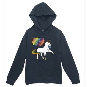 Haters Gonna Hate Unicorn Meme Urban Pullover Hoodie