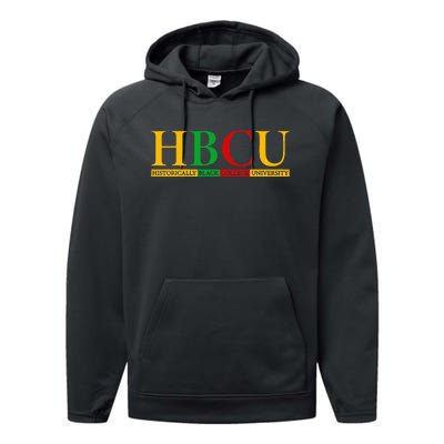 HBCU Grad History Historical Black College Graduate Performance Fleece Hoodie