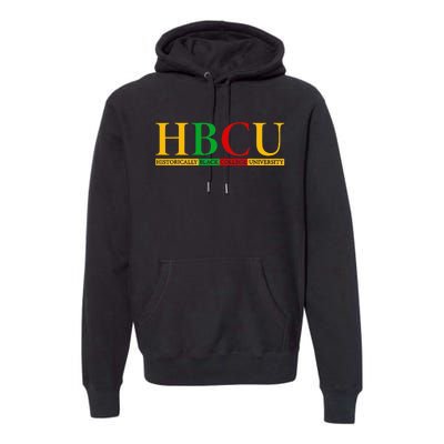 HBCU Grad History Historical Black College Graduate Premium Hoodie